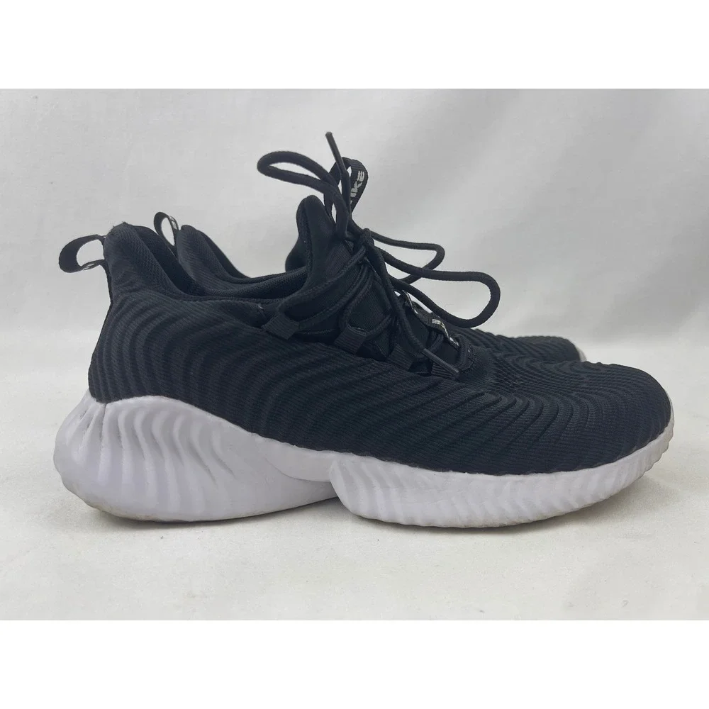 Vitike Running Shoes Mens Black White Very Good‎ Textured Mesh Athletic 40 US 7